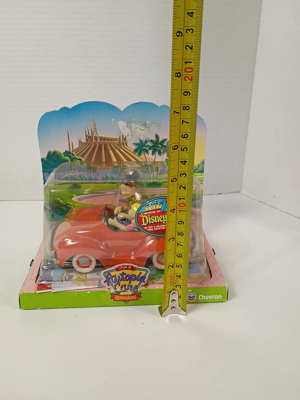 The Autopia Cars Disneyland Suzy Orange Year 2000 RARE Chevron Cars